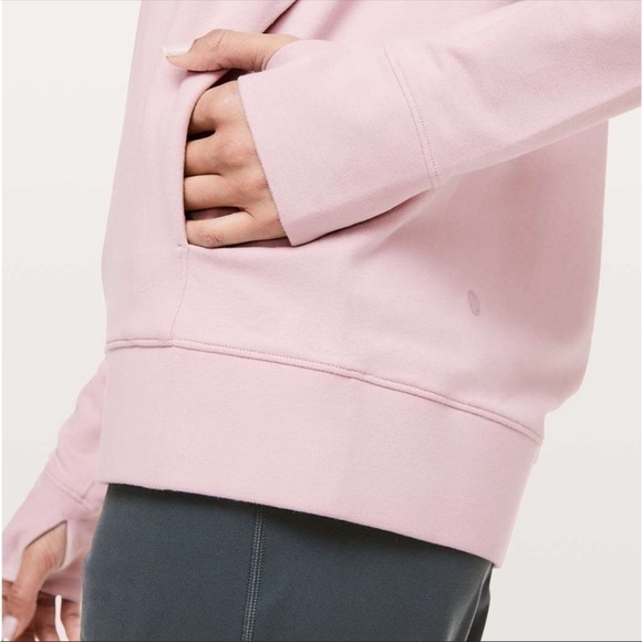 LULULEMON Go Forward Light Pink Pullover Sweater Porcelain Pink Size 4 - Picture 4 of 14
